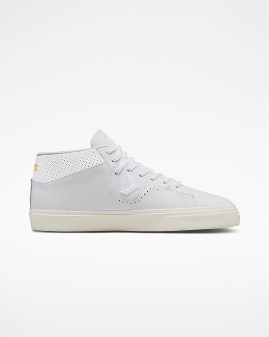 Tenis Skate Converse CONS Louie Lopez Pro Mono Couro Masculino Branco | PT K0T3579